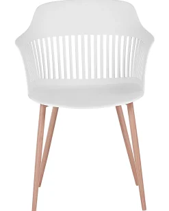 Set di 2 sedie da pranzo BERECA Bianco