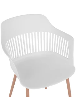 Set di 2 sedie da pranzo BERECA Bianco