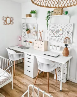 Set di 2 sedie da pranzo BERECA Bianco