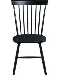 Set di 2 sedie da pranzo BURGES Legno Nero