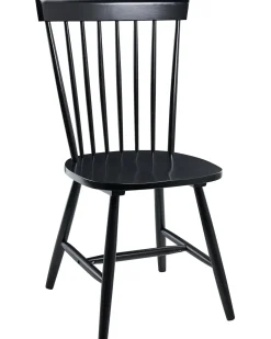 Set di 2 sedie da pranzo BURGES Legno Nero
