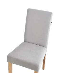 Set di 2 sedie da pranzo BROADWAY Tessuto Grigio