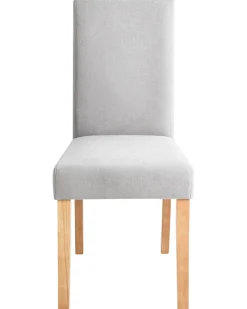 Set di 2 sedie da pranzo BROADWAY Tessuto Grigio