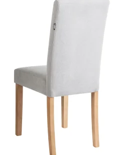 Set di 2 sedie da pranzo BROADWAY Tessuto Grigio