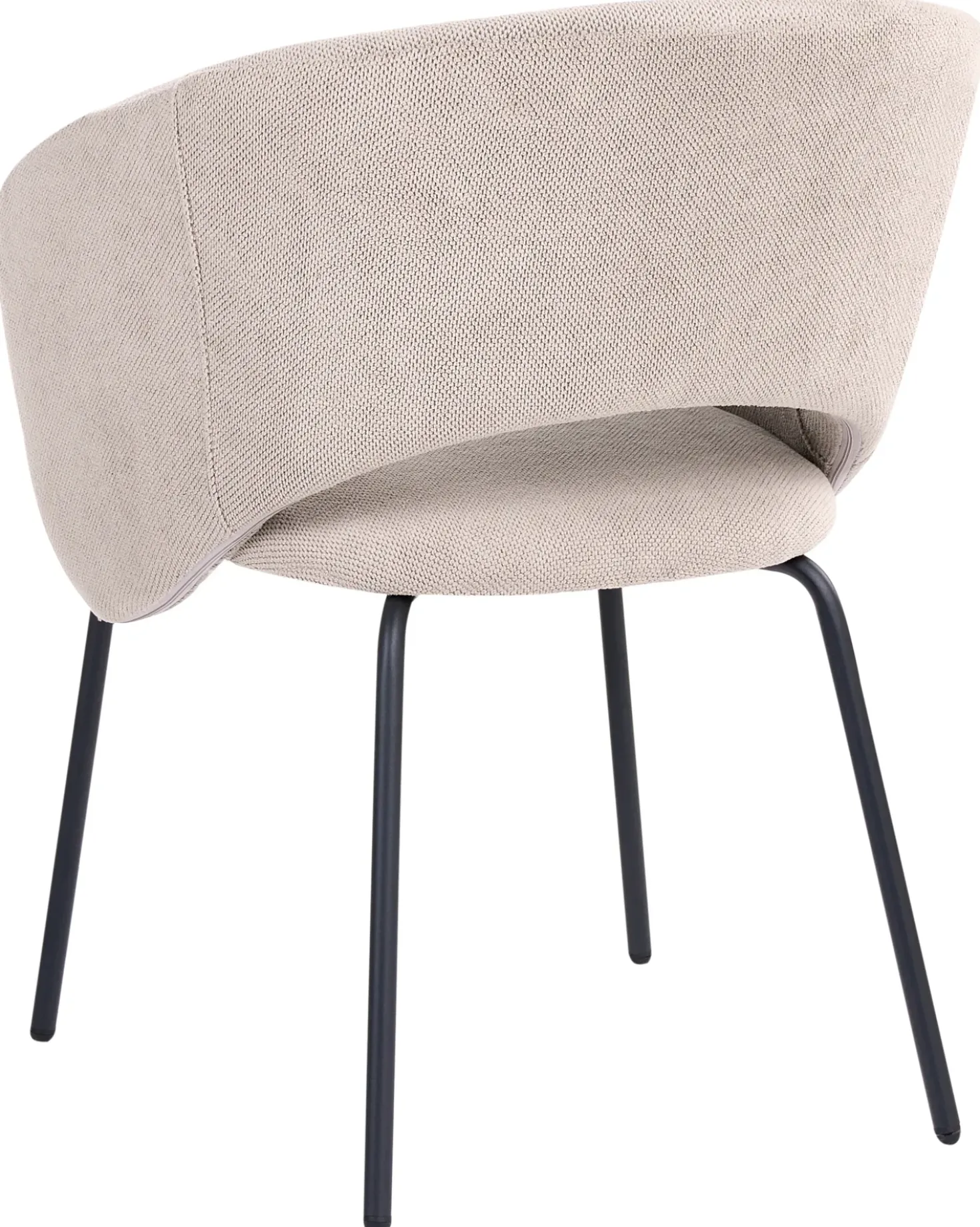 Set di 2 sedie da pranzo BLAKELY Tessuto Tortora