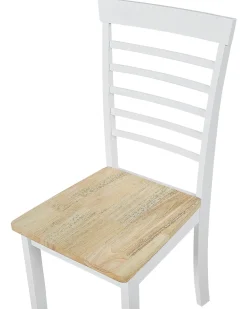 Set di 2 sedie da pranzo BATTERSBY Legno Bianco
