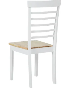 Set di 2 sedie da pranzo BATTERSBY Legno Bianco