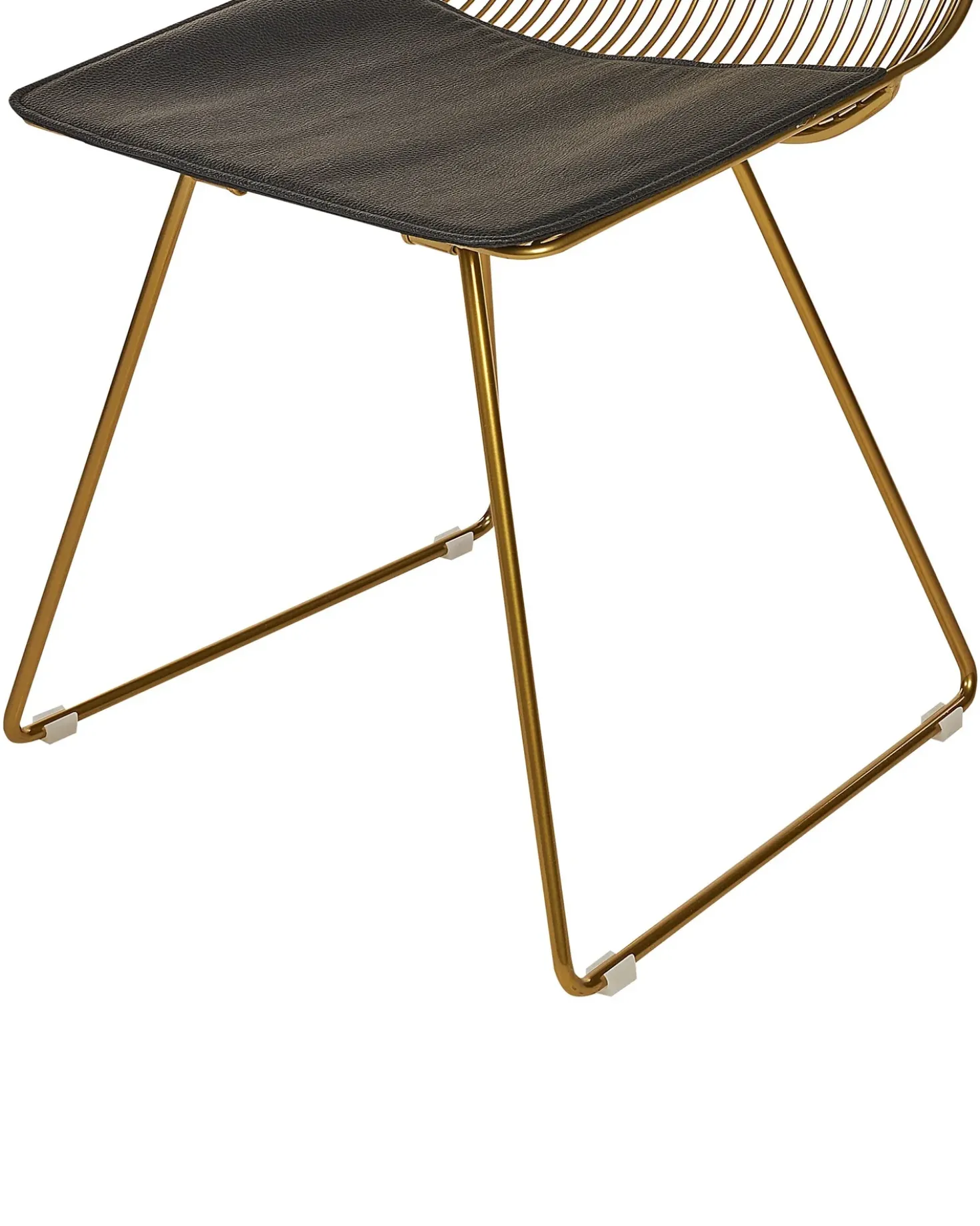Set di 2 sedie da pranzo BEATTY Metallo Oro