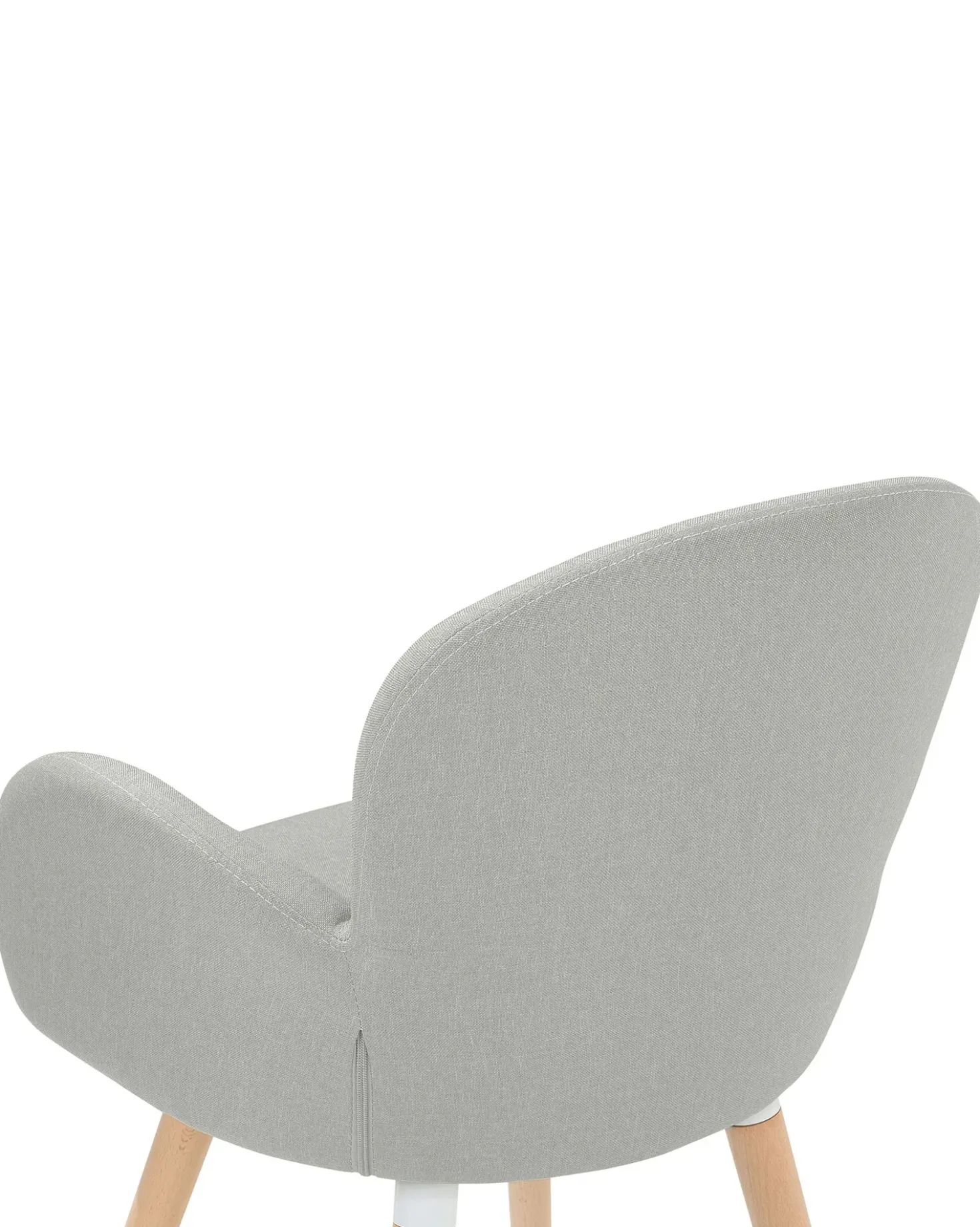 Set di 2 sedie da pranzo BROOKVILLE Tessuto Grigio chiaro