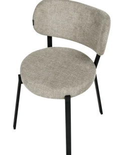 Set di 2 sedie da pranzo BRONTE Tessuto Beige