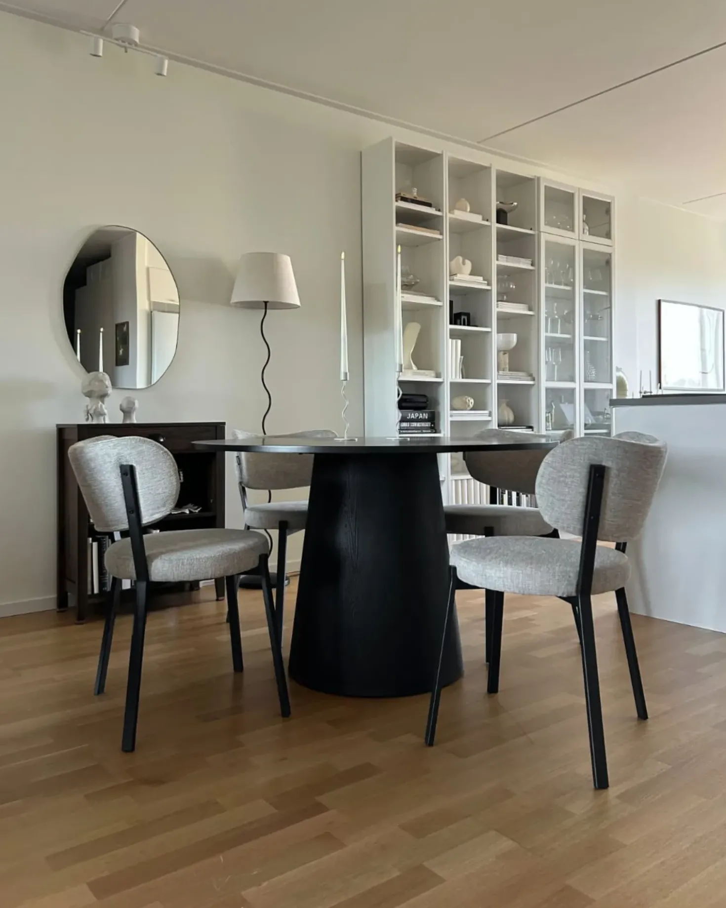 Set di 2 sedie da pranzo BRONTE Tessuto Beige