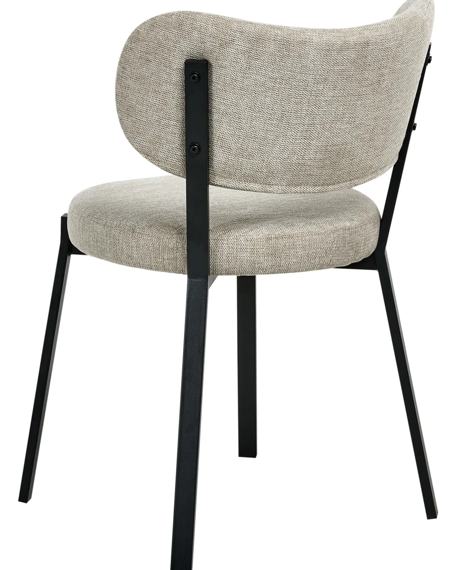 Set di 2 sedie da pranzo BRONTE Tessuto Beige