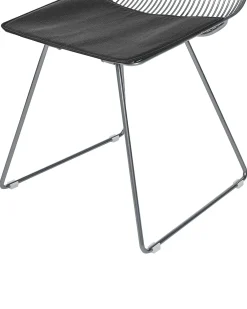 Set di 2 sedie da pranzo BEATTY Metallo Argento