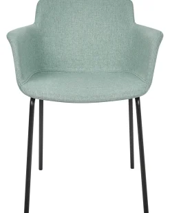 Set di 2 sedie da pranzo BELFIELD Tessuto Verde menta
