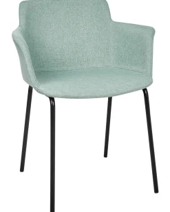 Set di 2 sedie da pranzo BELFIELD Tessuto Verde menta