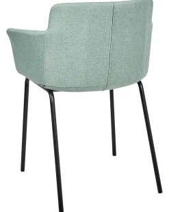 Set di 2 sedie da pranzo BELFIELD Tessuto Verde menta