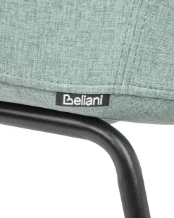 Set di 2 sedie da pranzo BELFIELD Tessuto Verde menta