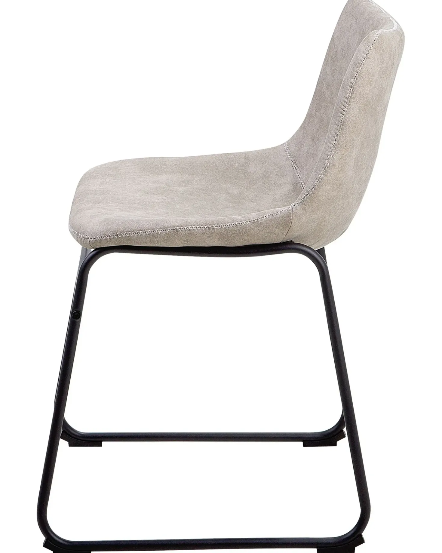 Set di 2 sedie da pranzo BATAVIA Tessuto Beige