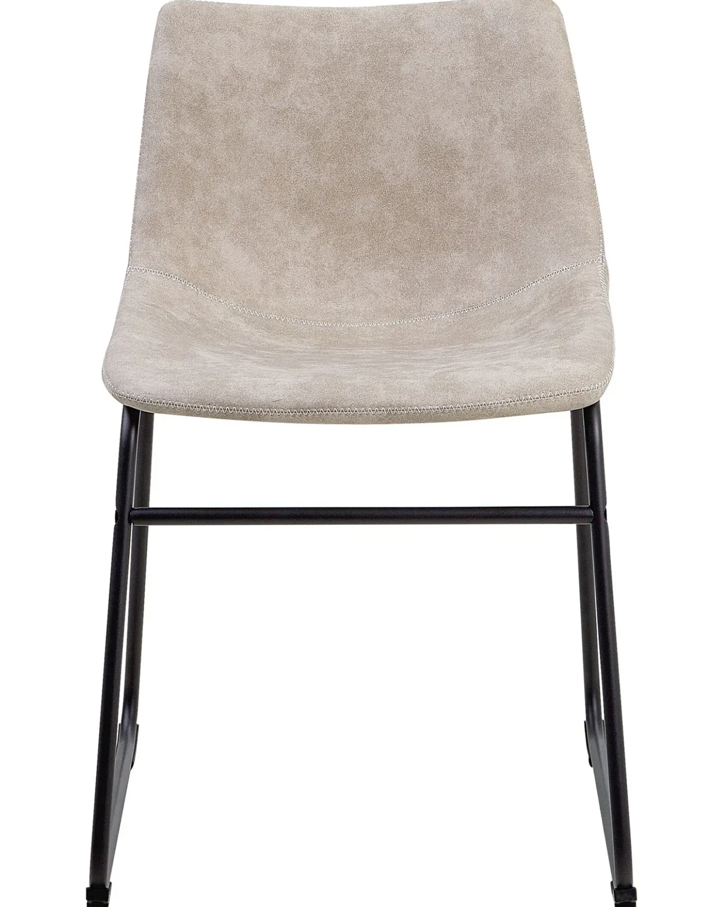 Set di 2 sedie da pranzo BATAVIA Tessuto Beige