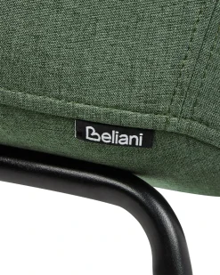 Set di 2 sedie da pranzo BELFIELD Tessuto Verde