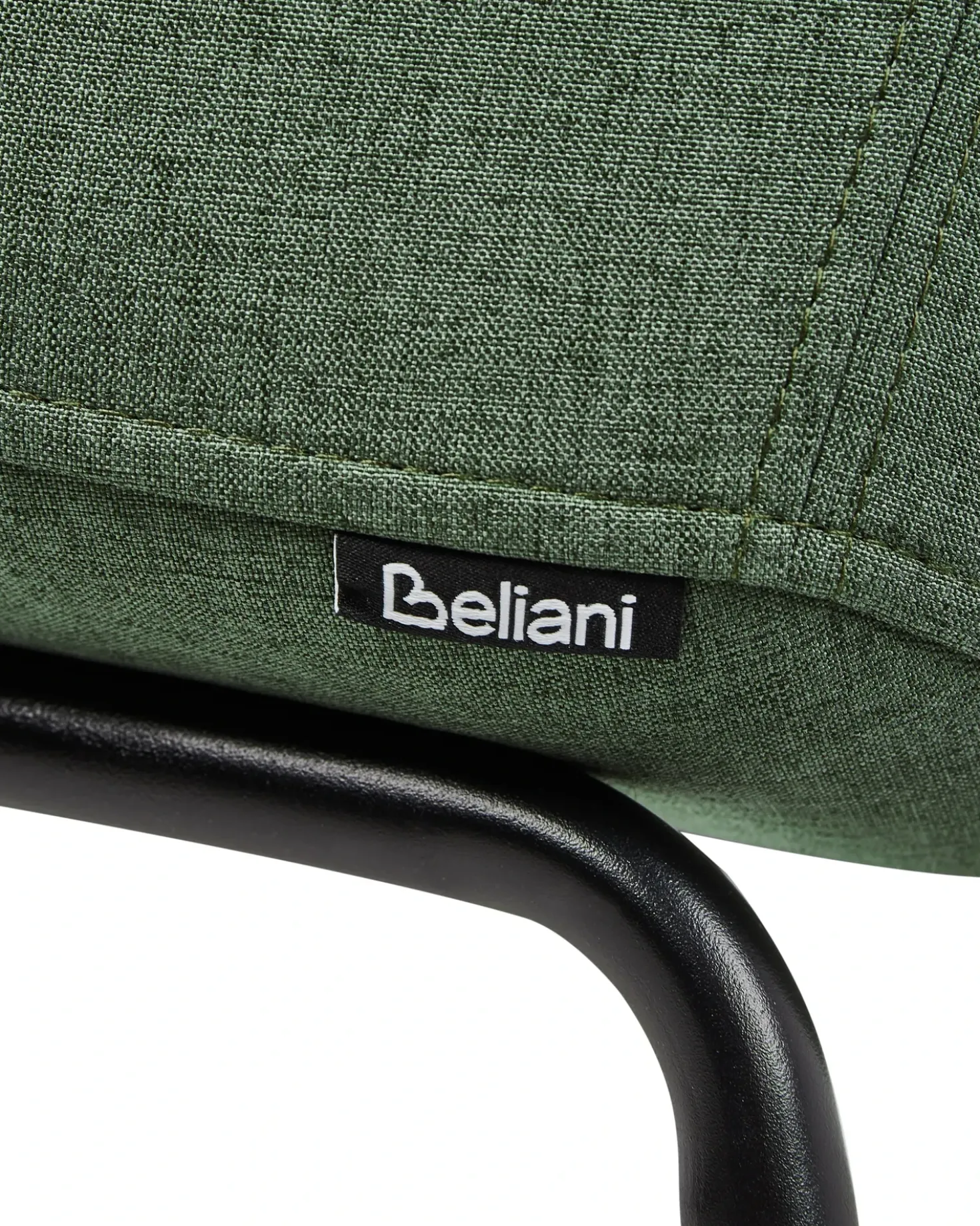 Set di 2 sedie da pranzo BELFIELD Tessuto Verde