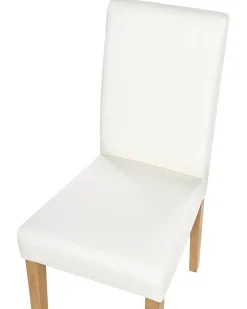 Set di 2 sedie da pranzo BROADWAY Pelle sintetica Bianco