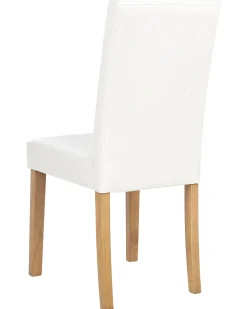 Set di 2 sedie da pranzo BROADWAY Pelle sintetica Bianco