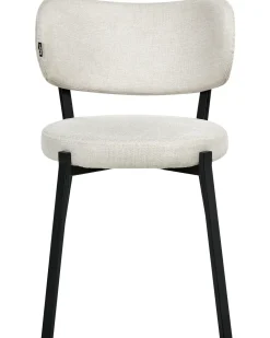 Set di 2 sedie da pranzo BRONTE Tessuto Beige chiaro