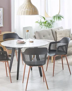 Set di 2 sedie da pranzo BERECA Nero