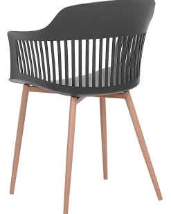 Set di 2 sedie da pranzo BERECA Nero