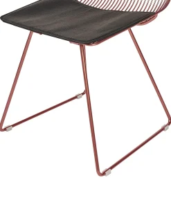 Set di 2 sedie da pranzo BEATTY Metallo Oro rosa