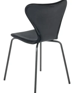 Set di 2 sedie da pranzo BOONVILLE Velluto Nero