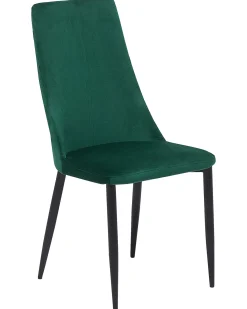 Set di 2 sedie da pranzo CLAYTON Velluto Verde smeraldo