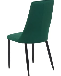 Set di 2 sedie da pranzo CLAYTON Velluto Verde smeraldo