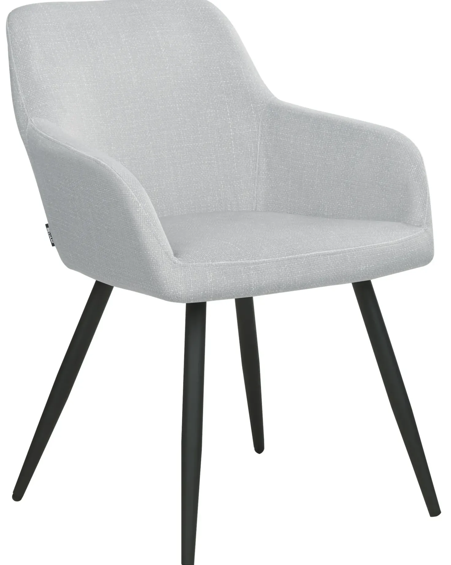 Set di 2 sedie da pranzo CASMALIA Velluto Grigio chiaro