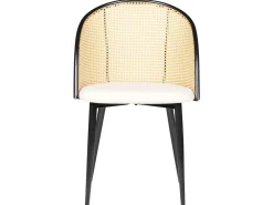 Set di 2 sedie da pranzo CORNELL Metallo Nero