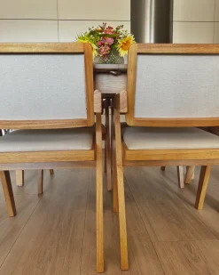 Set di 2 sedie da pranzo CARMODY Legno Marrone chiaro