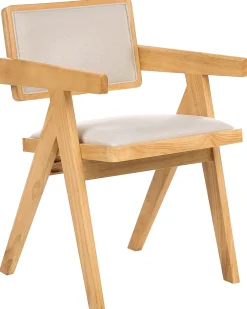 Set di 2 sedie da pranzo CARMODY Legno Marrone chiaro