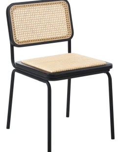 Set di 2 sedie da pranzo CORVALLIS Rattan sintetico (PE) Nero