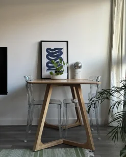 Set di 2 sedie da pranzo COVINGTON Trasparente