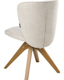 Set di 2 sedie da pranzo COSO Tessuto Beige chiaro