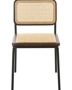 Set di 2 sedie da pranzo CORVALLIS Rattan sintetico (PE) Marrone