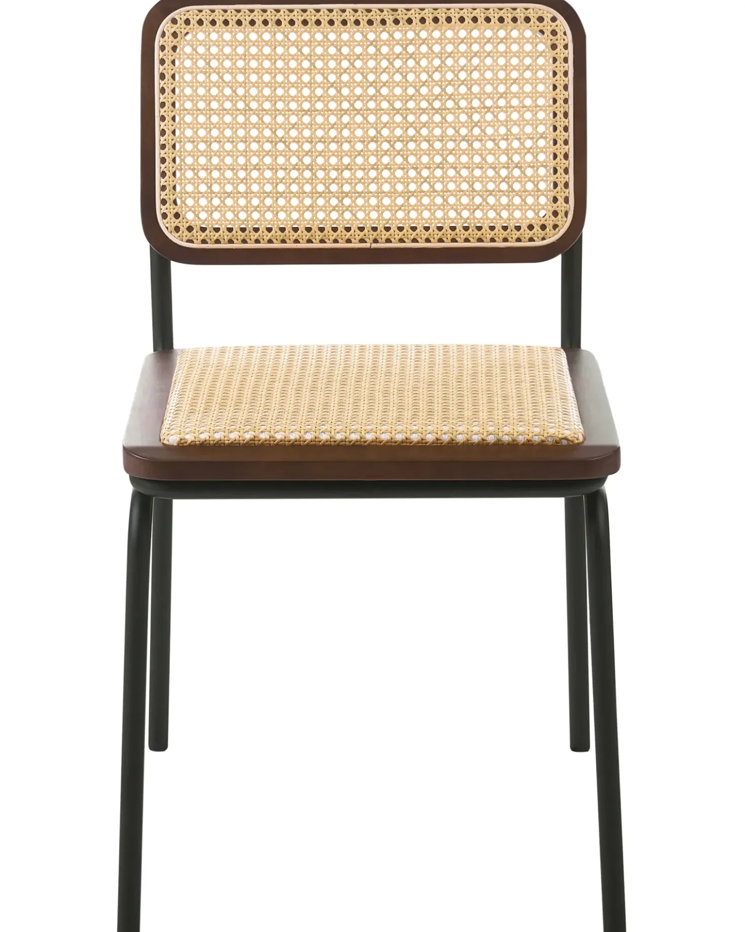 Set di 2 sedie da pranzo CORVALLIS Rattan sintetico (PE) Marrone