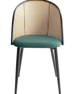 Set di 2 sedie da pranzo CORNELL Metallo Verde