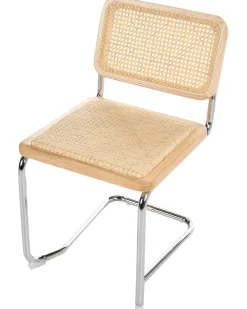Set di 2 sedie da pranzo CORDOVA Rattan Marrone chiaro