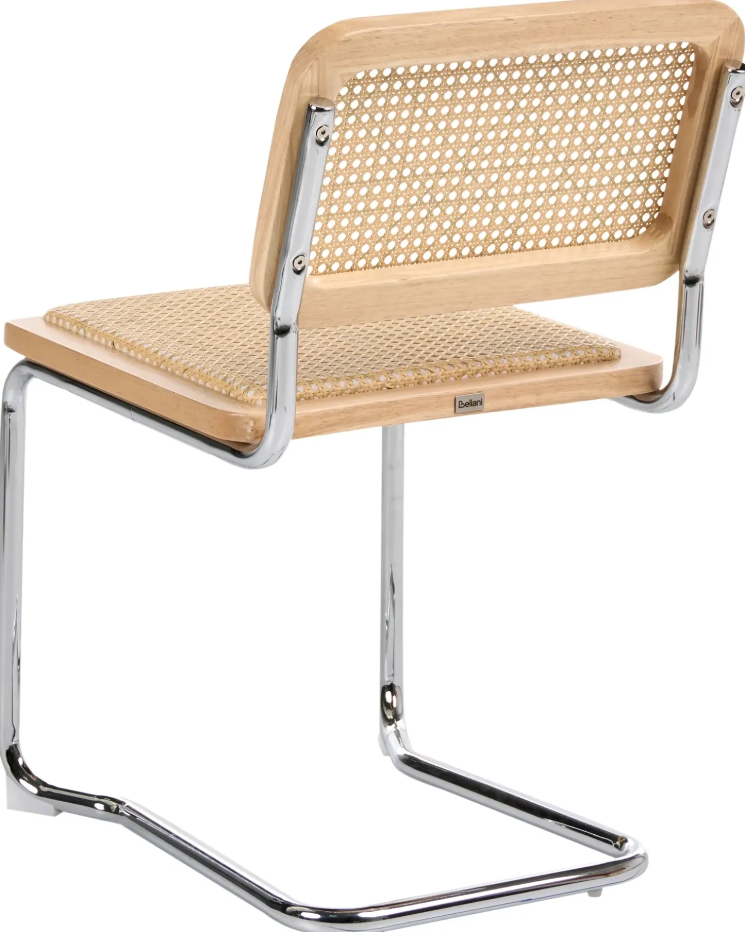 Set di 2 sedie da pranzo CORDOVA Rattan Marrone chiaro