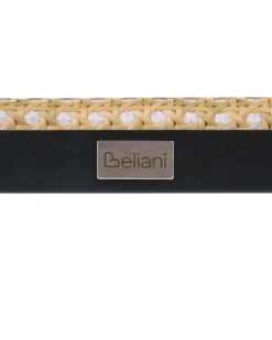 Set di 2 sedie da pranzo CORDOVA Rattan Nero