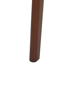 Set di 2 sedie da pranzo CRAIG Legno Marrone scuro/Beige
