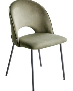 Set di 2 sedie da pranzo COVELO Velluto Verde scuro