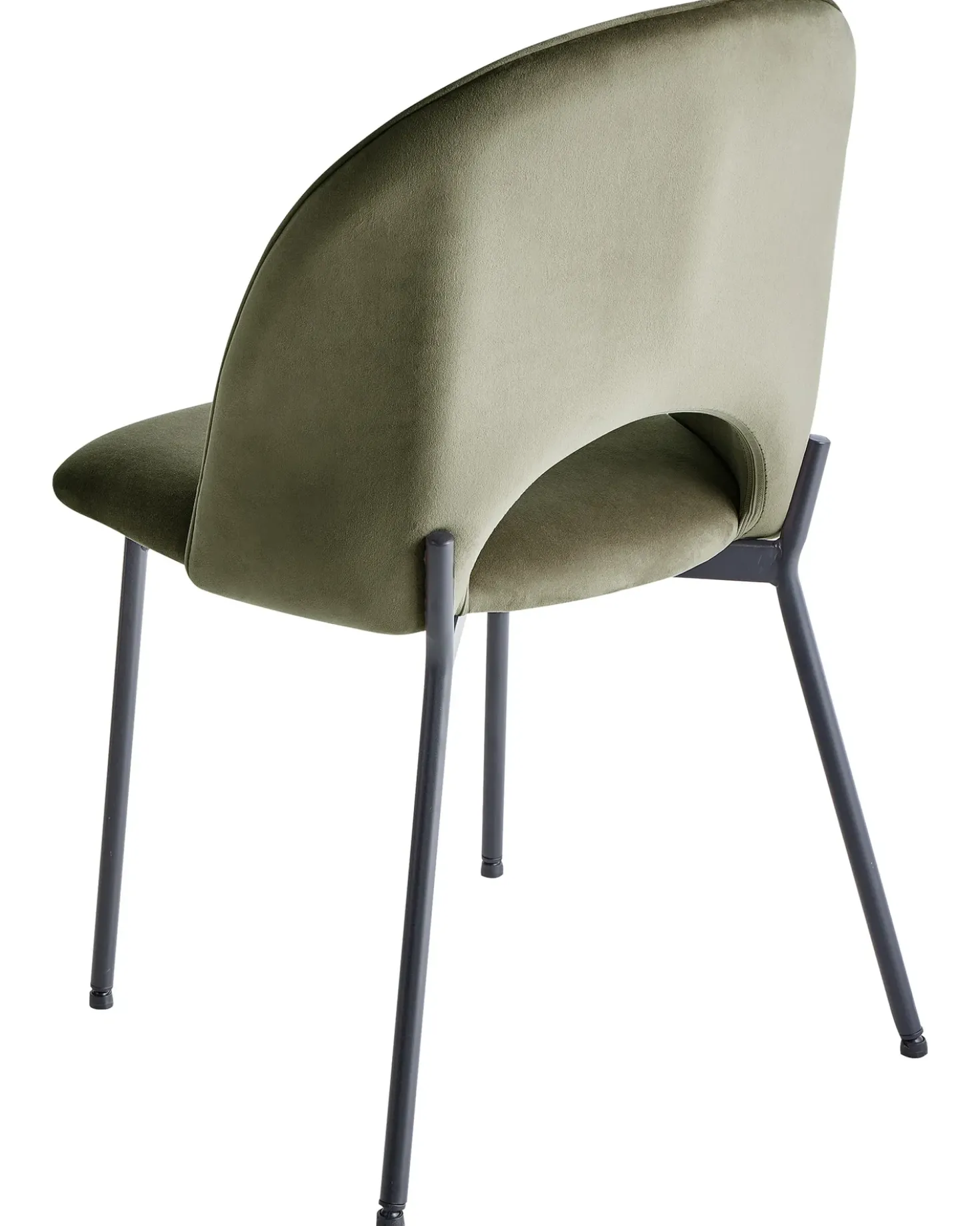Set di 2 sedie da pranzo COVELO Velluto Verde scuro
